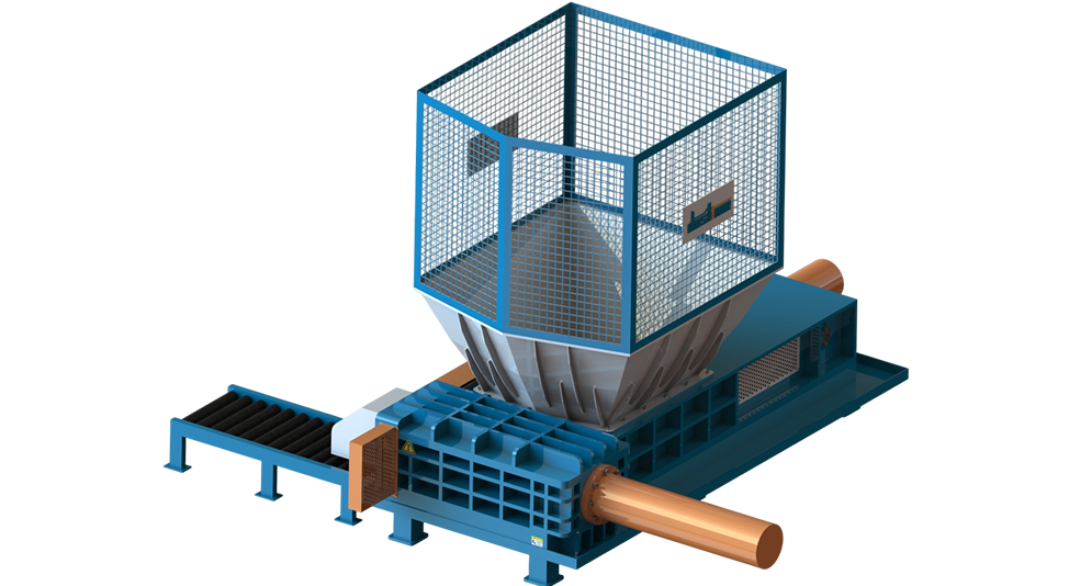 料斗式剪切打包机