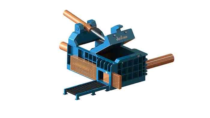 车间金属废料打包处理